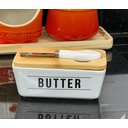 Ver imagem 2 de Manteigueira de Porcelana com Faca Manhattan Branca 400ml