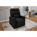 Ver imagem 1 de Poltrona Reclinável Paris Papai Mamãe Amamentação Suede Preto 381
