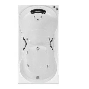 Banheira Retangular Ottawa Completa com Hidro - 127v