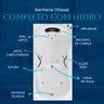 Banheira Retangular Ottawa Completa com Hidro - 127v - 4