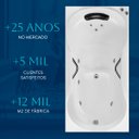 Ver imagem 5 de Banheira Retangular Ottawa Completa com Hidro - 127v