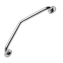 Barra de Apoio 20x20 Inox Angular Idoso Cadeirante Banheiro Acessibilidade Box Segurança Chuveiro - 4