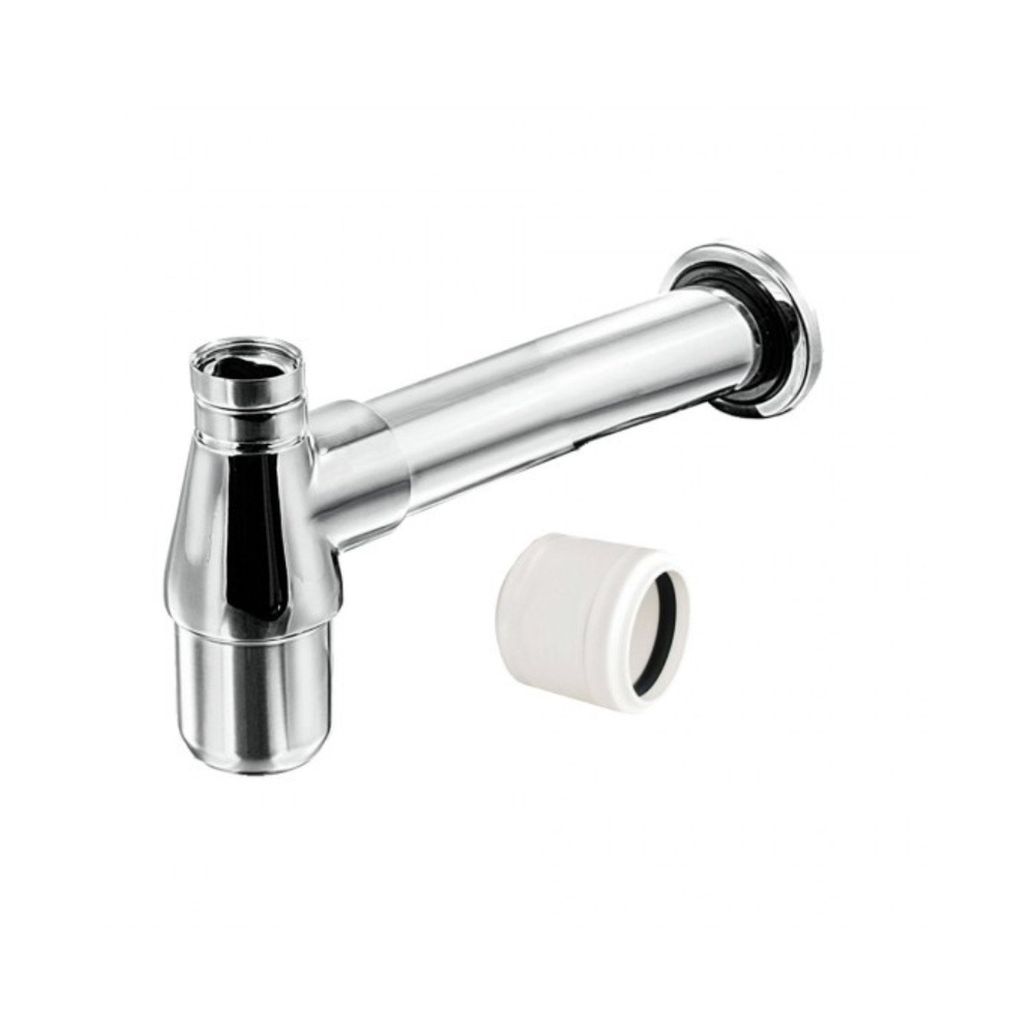 Sifão Tanque Regulável 1.1/4x2 Tubo Saída 20cm com Luva Adaptável para 2 - 1