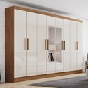 Ver imagem 1 de Guarda-roupa 8 Portas 4 Gavetas com Espelho B51