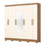 Guarda-roupa 8 Portas 4 Gavetas com Espelho B51 - 2