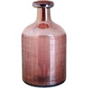 Ver imagem 1 de BENJI GARRAFA DECORATIVA 32x18x18cm VIDRO ROSA LUSTRADO