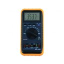 Ver imagem 2 de Kit 2 Multímetro Digital Lcd Cat III 600V Tensão Ac Dc Corrente Holster Ponta Prova Md-340 Portátil