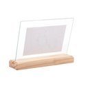 Ver imagem 3 de Porta Retrato de Madeira e Vidro Pinus 10cm x 15cm Woodart
