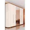 Ver imagem 3 de Guarda Roupa 270cm Casal Cantos Arredondados com Espelho 6 Portas Premium Henn