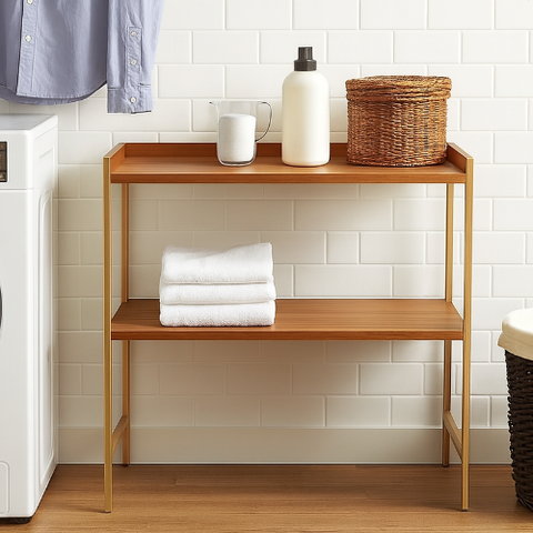 Estante para Lavanderia Aparador para Área de Serviço Industrial em Mdp e Metalon - Jm3 Móveis:freij