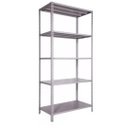 Ver imagem 4 de Estante Pesada 5 Bandejas 30cm Cinza