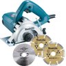 Serra Mármore 4.3/8 Pol 1.300w 4100nh3zx2 Makita Kit com Discos e Maleta - 3