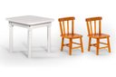Ver imagem 1 de Conjunto Mesinha Infantil Branca com 2 Cadeiras Kids Natural - Straub Web