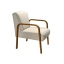 Ver imagem 4 de Poltrona Cadeira Moderna Braço Madeira Anita