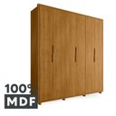 Ver imagem 3 de Guarda Roupa 100% Mdf 6 Portas 210cm Matisse 183 Espazzo Madetec