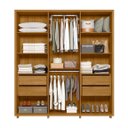 Ver imagem 4 de Guarda Roupa 100% Mdf 6 Portas 210cm Matisse 183 Espazzo Madetec