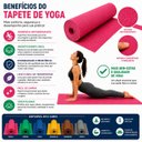 Ver imagem 3 de Tapete de Yoga Profissional Antiderrapante para Treinos