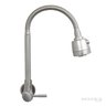 Torneira Gourmet Flexível de Parede Cozinha Aço Inox Acetinado com Arejador Duplo Jato - 2