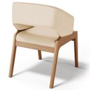 Ver imagem 6 de Kit 06 Cadeiras de Jantar e Estar Living Estofada Lince L02 Linho Bege Escuro - Lyam Decor