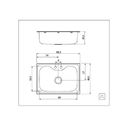 Ver imagem 4 de Cuba Inox Tramontina Undermount Morgana Acetinado 69x49cm com Dosador de Sabão, Tábua e Cesto Aramad