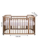 Ver imagem 2 de Berço Evolutivo em Madeira Maciça Sleep