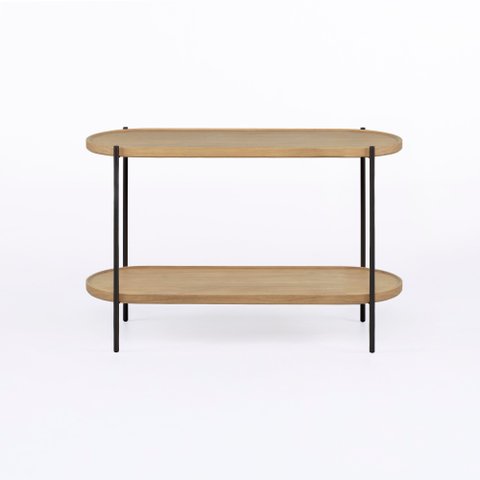 Mesa Lateral Cantik 79,5 Cm X 30 Cm Mel Escuro / Preto