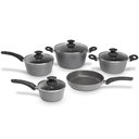 Ver imagem 2 de Conjunto Panelas 5Pcs Ceramic Life Optima Indução Stone - Brinox