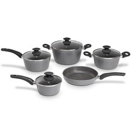 Conjunto Panelas 5Pcs Ceramic Life Optima Indução Stone - Brinox - 2