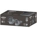 Ver imagem 7 de Conjunto Panelas 5Pcs Ceramic Life Optima Indução Stone - Brinox