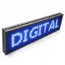 Painel Led Azul Letreiro Luminoso Digital 100x20 Alto Brilho Usb - 1