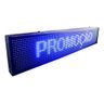 Painel Led Azul Letreiro Luminoso Digital 100x20 Alto Brilho Usb - 2