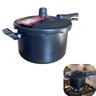 Panela de Pressão 5 L Preta Fechamento Externo Antiaderente - 1