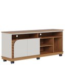 Ver imagem 2 de Rack Bancada Jurerê 1.5 com Mesa de Centro Jeri Freijó Off White Matte e Aparador Riviera Freijó – C
