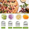 Ralador Cortador Legumes Vegetais Verduras Aço Inox Mandoline Manual 5 Funçoes Comida Cocçao - 4