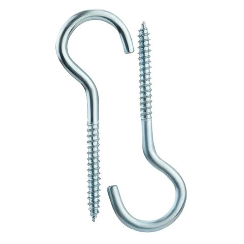 100 Gancho com Rosca para Bucha 6mm Alvenaria Concreto - Starfer