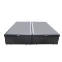 Ver imagem 3 de Base Box Baú King Blindado Bipartido AColchoes Sintético Cinza 41x193x203