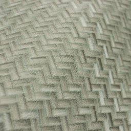 Papel de Parede Texturizado Chevron Verde Vinilico Lavável+ Cola para Aplicação 4051 - 6