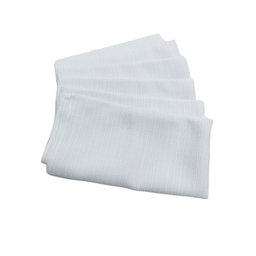 Kit 6 Guardanapos Jacquard 38x38 Branco - 1