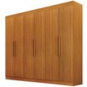 Ver imagem 1 de Guarda Roupa Delta Cinamomo 6 Portas 2 Gavetas Leifer Móveis