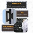 Ver mais imagens de Dobradiça para Porta Raj 4 com Rolamento Sobrepor Preto Fosco 4 Peças