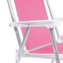 Ver imagem 6 de Cadeira Alta Alumínio Mor Sannet Rosa Leve e Dobrável