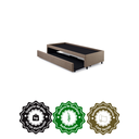 Ver imagem 6 de Bicama Box para Dois Colchões Solteiro 88x188 Linho