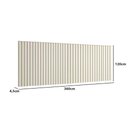 Ver imagem 2 de Cabeceira Ripada para Cama King 360cm 100% Mdf Cor:luna