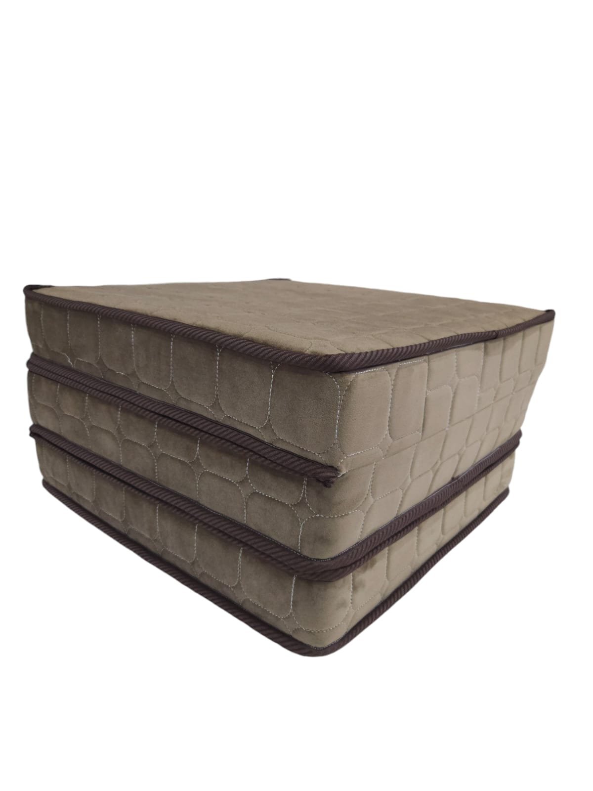 Puff Multiuso Solteiro Marrom 3em1 D33 1,80x0,60x0,10 - 3