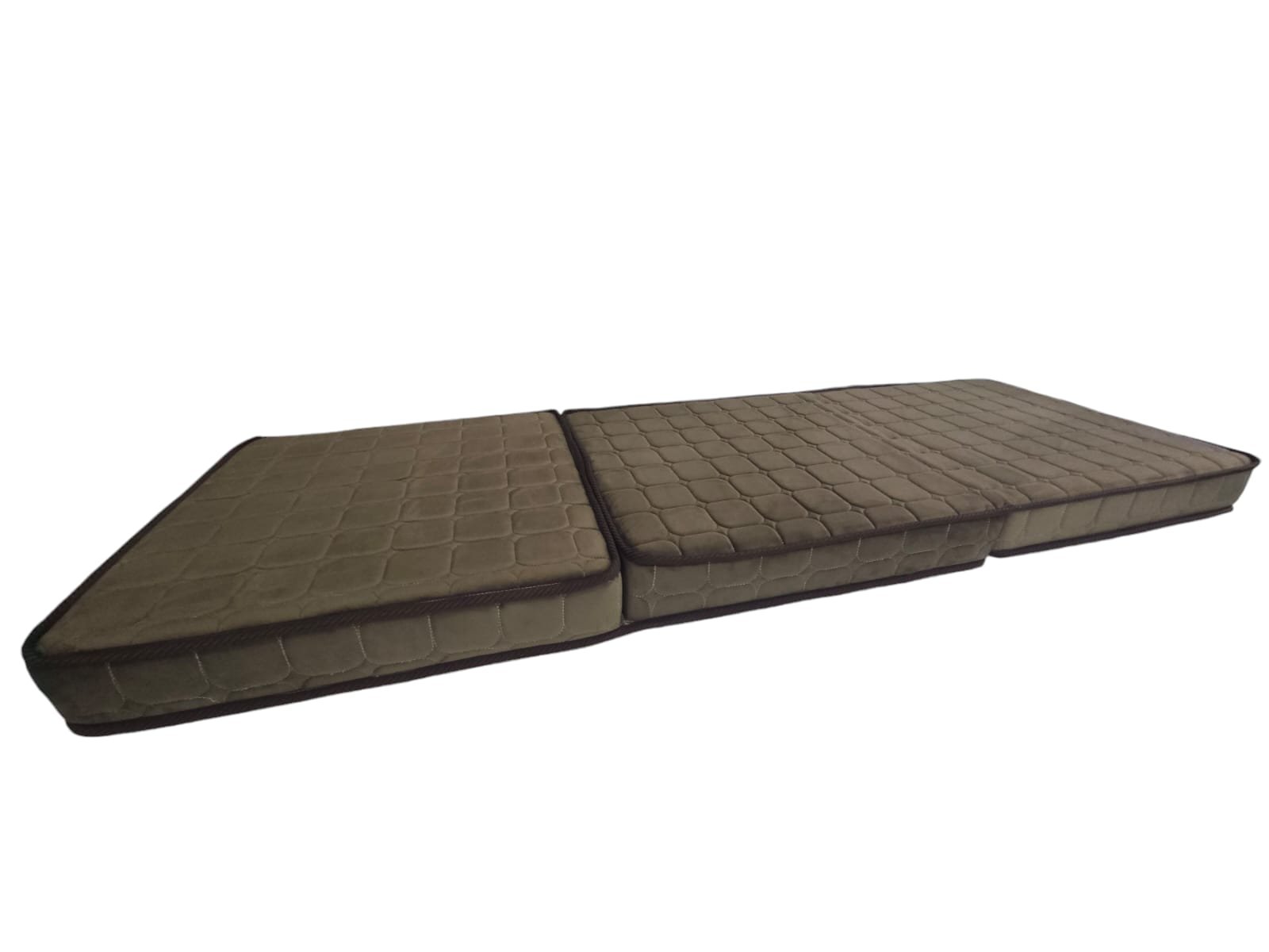Puff Multiuso Solteiro Marrom 3em1 D33 1,80x0,60x0,10 - 2