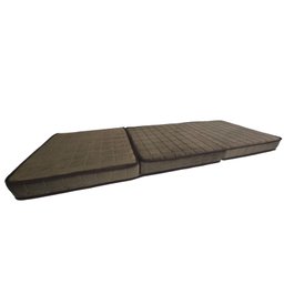 Puff Multiuso Solteiro Marrom 3em1 D33 1,80x0,60x0,10 - 2
