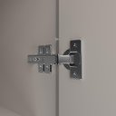 Ver imagem 5 de Balcão Canto Reto para Cozinha 87x90 cm Valência Cinza Claro 100% MDF Casamia