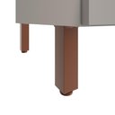 Ver imagem 6 de Balcão Canto Reto para Cozinha 87x90 cm Valência Cinza Claro 100% MDF Casamia