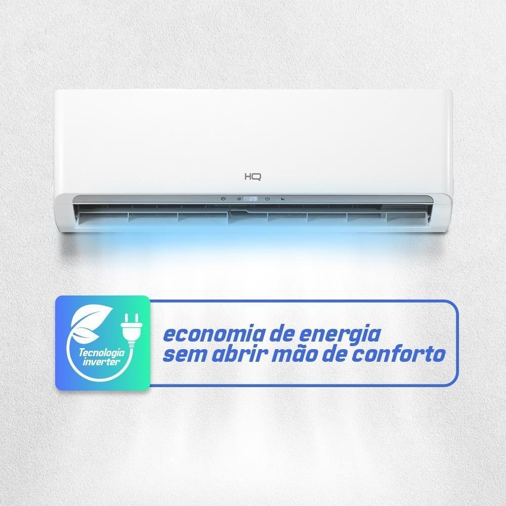 Ar Condicionado Split Hq Hi Wall Inverter 12.000 Btus Frio Monofásico Branco Hq-inv12000fh 220v - 4