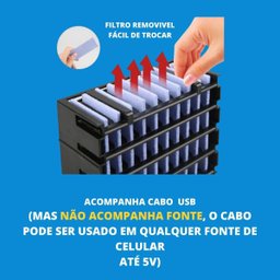 Ar Condicionado Portátil Mini Umidificador - Valecom - 5